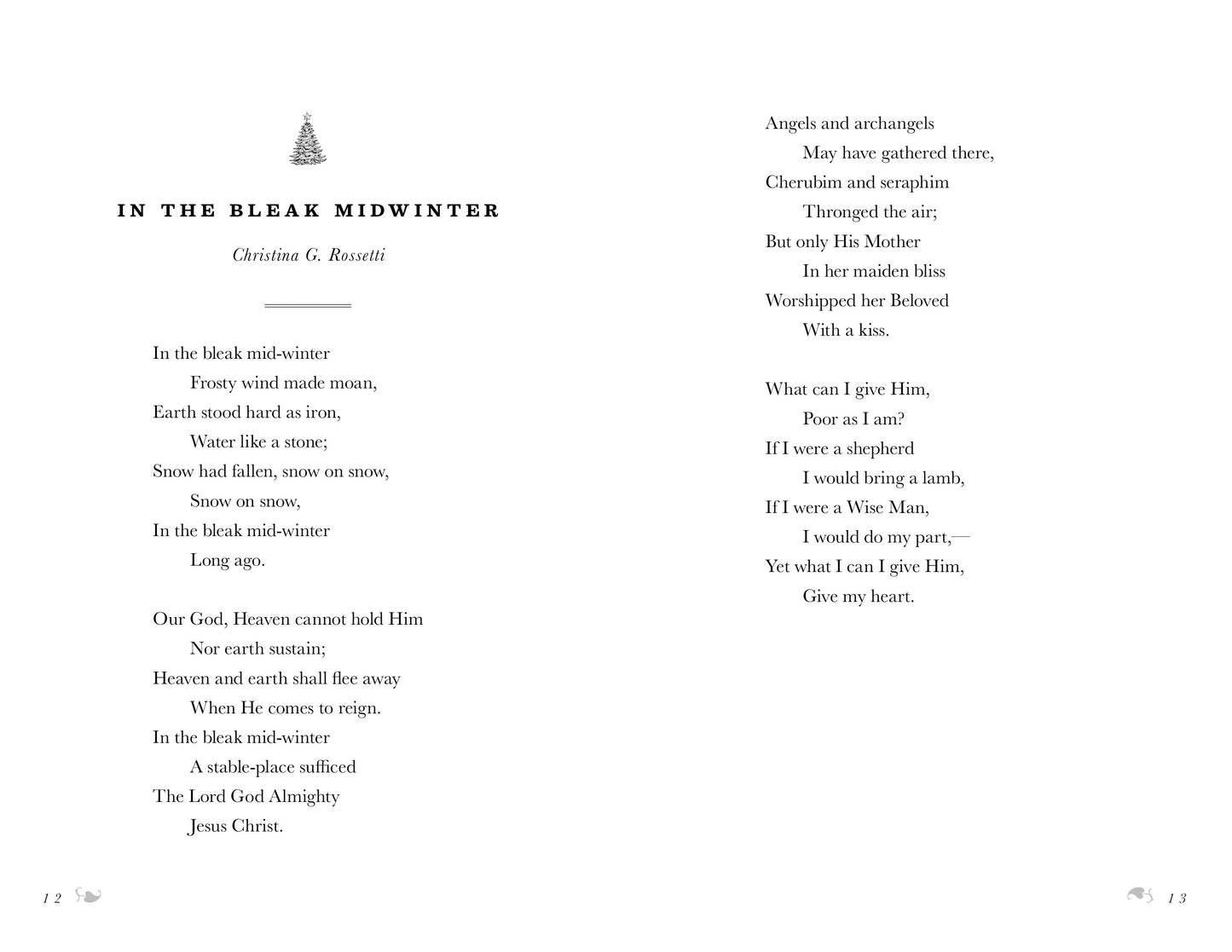 Favorite Poems for Christmas