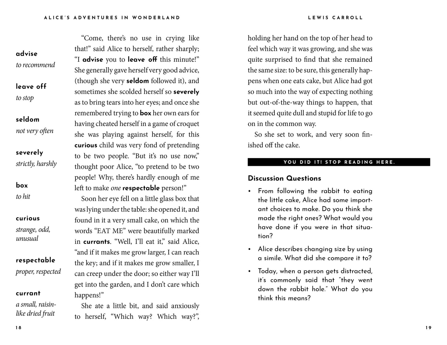 Alice's Adventures in Wonderland in 20 Minutes a Day