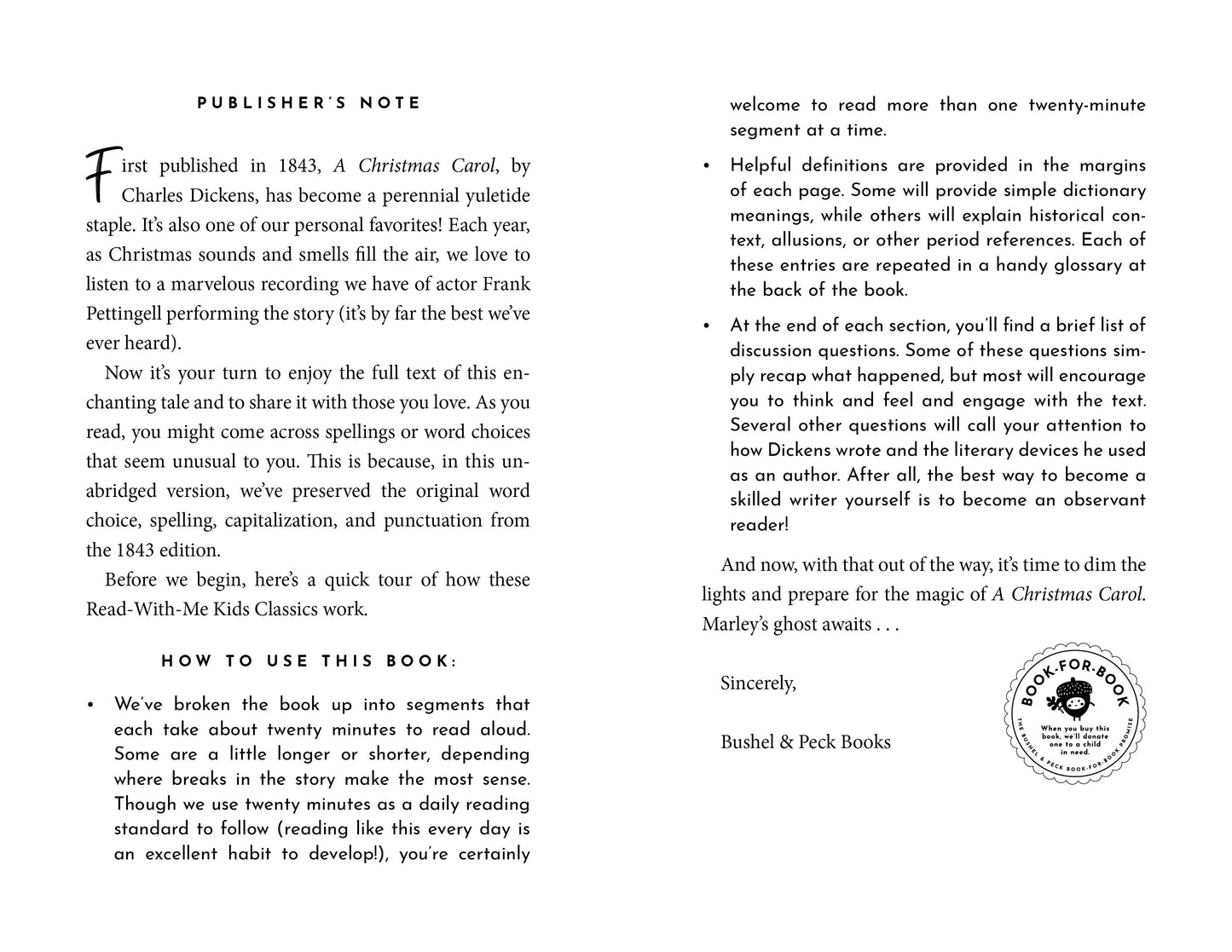 A Christmas Carol in 20 Minutes a Day